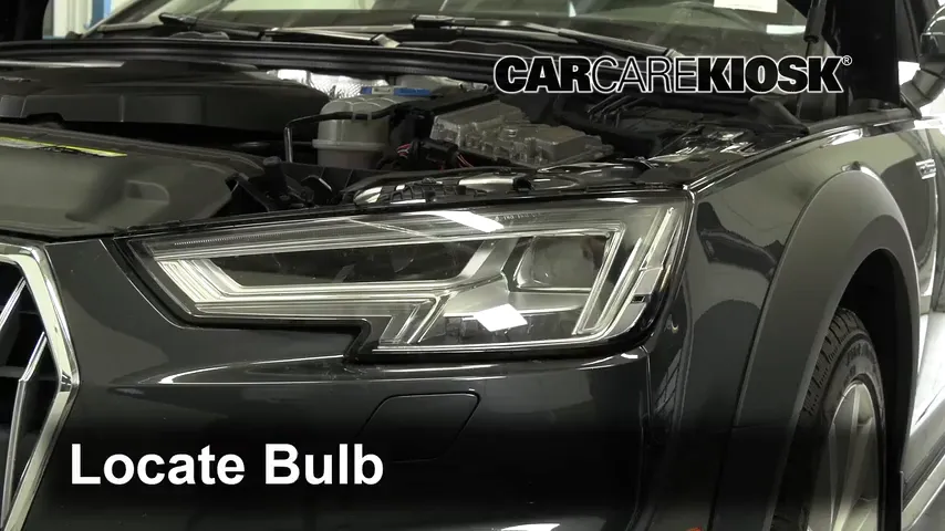 2017 Audi A4 allroad Premium Plus 2.0L 4 Cyl. Turbo Éclairage Feu antibrouillard (remplacer l'ampoule)